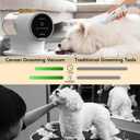 Pet Grooming Vacuum, Dog Grooming Kit,13000Pa Strong Vacuum for Dogs, 2L Large Capacity Dog Cat Vacuum for Shedding Grooming Hair, Dog Cat Hair Vacuum, 5 Pet Grooming Tools, Quiet, PV3