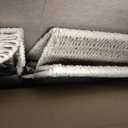 Rattanzenith Scalloped Woven Storage Basket with Lid, Foldable, Small