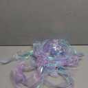 Glitter Iridescent Jellyfish Hanging Decor Blue Purple Jellyfish Kit for Under The Sea Little Mermaid Party Decoration Hanging Jelly Fish Decor Ocean Birthday Wedding Bridal Baby Shower Pa