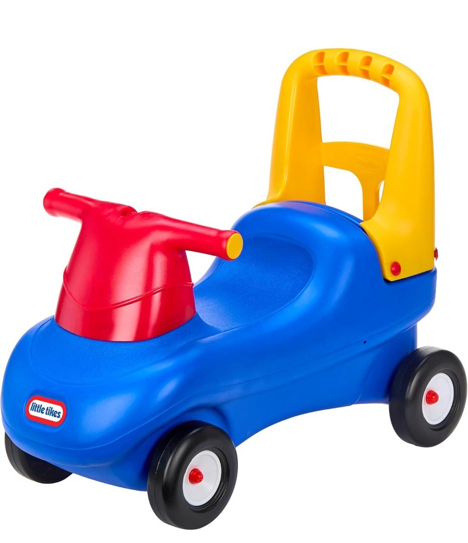 Little Tikes Push and Ride Racer –  22"L x 10"W x 17"H with screws