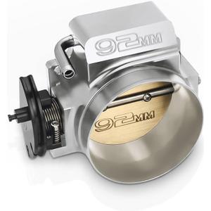 Conjunto de cuerpo del acelerador de 3.622 in compatible con LS LS1 LS3 LS6 LSX Engine 4 Bolt Aluminio Plata