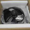 12” Wall Mounted Shutter Exhaust Fan - EC Motor, Remote ＆ Speed Controller, Aluminum Auto Shutter Ventilation Fan, Energy Efficient Low Noise Attic, Coops, Greenhouse, Barn, Garage, Shed Ventilator