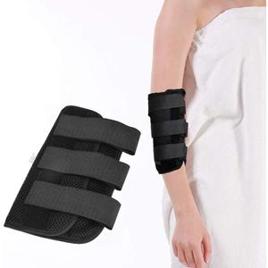 Adult Kid Elbow Brace Splint Cubital Tunnel Syndrome Adjustable Elbow Support Brace Fracture Immobilizer Protector Tennis Arm Stabilizer Night Sleep Elbow Arthritis Tendonitis Pain Relief Splint Wrap Size Small
