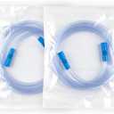 2 Pcs Extended Suction Connection Tube, 6.5 Feet - Flexible & Durable, Compatible with Various Devices