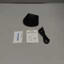 ECHTPower Ergonomic Vertical Mouse, Wireless Rechargeable Mouse with LED Display, 7-Level Adjustable DPI up to 8000, Silent & Programmable Buttons, Multi-Device Connection for PC/Mac/Laptop (Black)