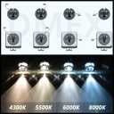 DMEX D1S HID Headlight Bulbs 6000K Cool White Xenon 35W 66144 66140 85140 85415 Replacement - Pack of 2 (Not fit Halogen Headlamp)