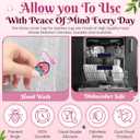 4 x 6-Pack Silicone Straw Covers compatible with Stanley 30oz & 40oz Tumblers and Water Bottle  Reusable Straw Caps & Toppers, Dust-Proof, Pink Cute Stanley Cup Accessories