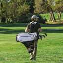 KVV Lightweight Golf Stand Bag with 7 Way Full-Length Dividers, 5 Zippered Pockets, Automatically Adjustable Dual StrapsElegant Design