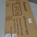 22" X 11.8" Led Neon Open Sign for Business Window, Light up Open Sign for Store Carteles Letreros Para Negocios.