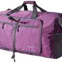 Woogwin Travel Duffel Bag Large Foldable Waterproof Overnight Bag for Beach Swim Bags Pool Sports Gym