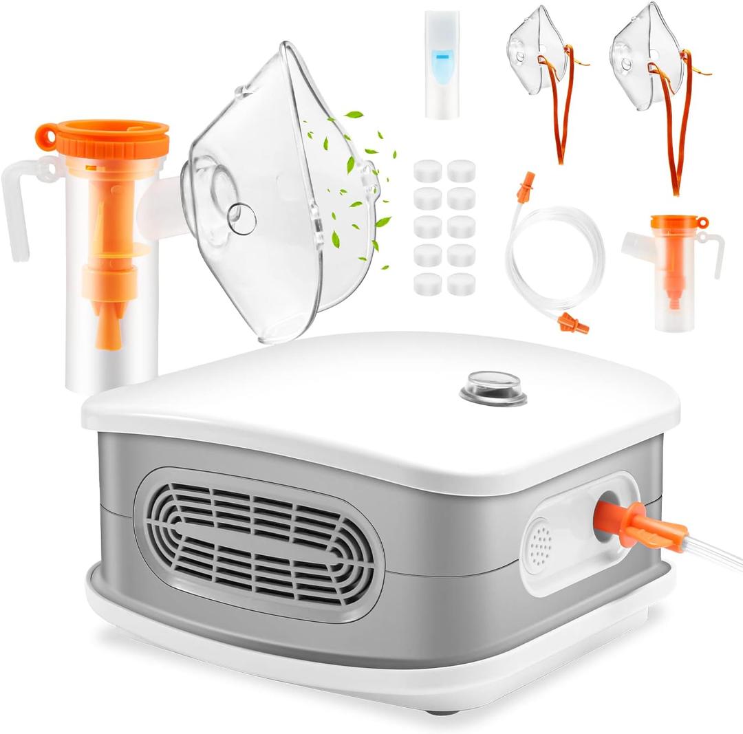 Nebulizer for Adults and Kids, Portable Nebulizer Machine for Home and Office Use, Cool Mist Steam Inhaler