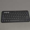 Logitech Pebble Keys 2 K380s, Multi-Device Bluetooth Wireless Keyboard with Customizable Shortcuts, Slim and Portable, Easy-Switch for Windows, macOS, iPadOS, Android, Chrome OS - Tonal Graphite