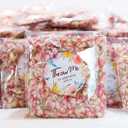 50 Pack Biodegradable Real Flower Petals Confetti, Natural Wedding Confetti Decor with Jasmine & Pink Dried Flower Petals, The Send Off Ideas, Flower Girls Basket, Party Romantic Gifts