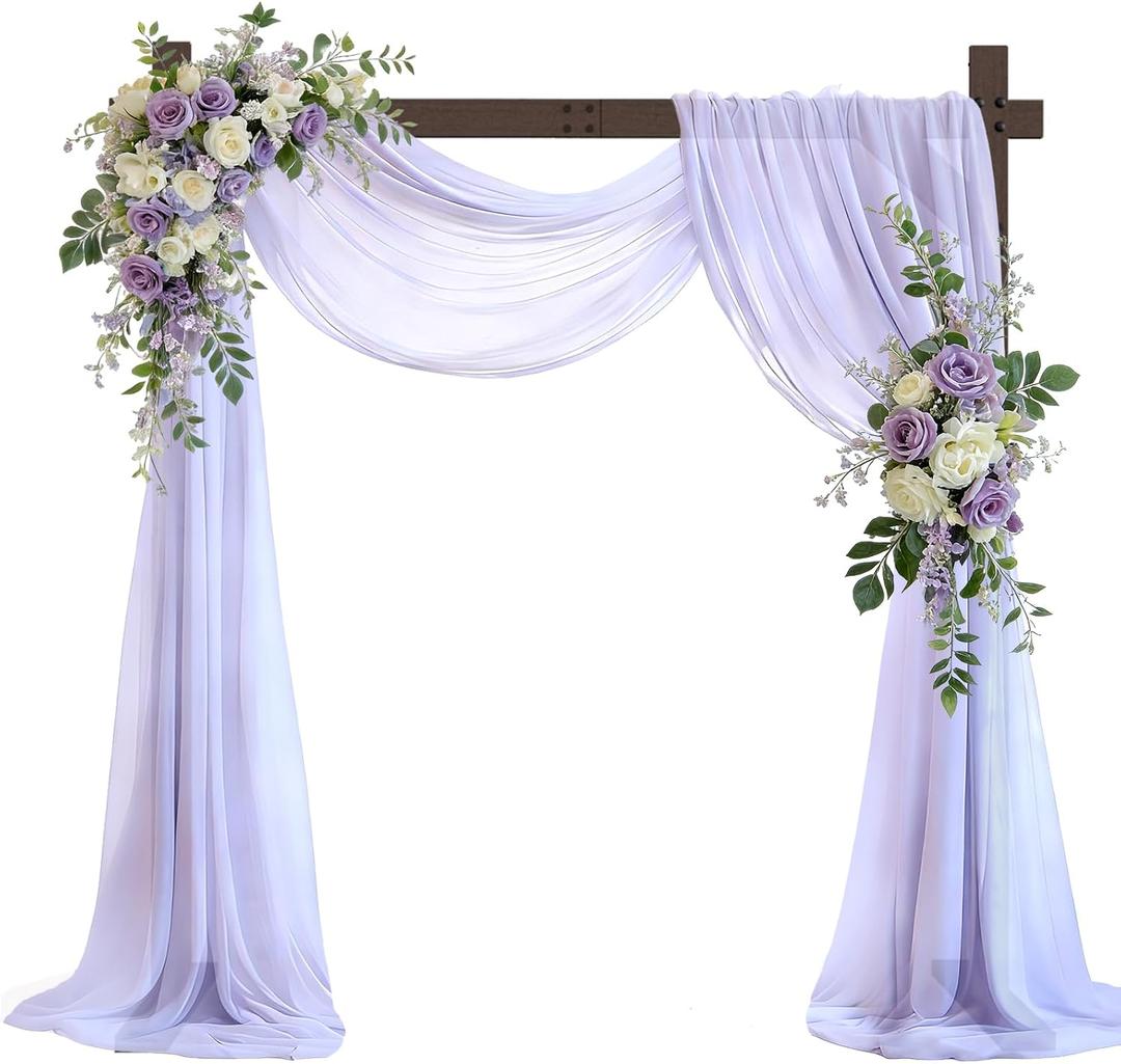 Square Wooden Wedding Arch Frame 7.48 FT Square Wood Arch Wedding Arbor Backdrop Stand for Ceremony Party Proposal Scene Garden Beach Forest Rustic Boho Decoration(7.48ft)