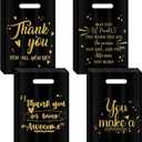 Aliceset 120 Pcs 2026 Thank You Gift Bags Employee Appreciation Gift Bags 11.8 x 7.8'' Plastic Merchandise Packaging with Handles Back to School Party Favors for Teacher Coworker
