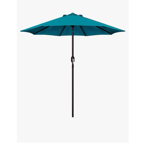 Blissun 9' Outdoor Patio Umbrella, Outdoor Table Umbrella, Yard Umbrella, Market Umbrella with 8 Sturdy Ribs, Push Button Tilt and Crank
