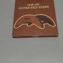 Acoustic Guitar Stand, Clip-On Self-Standing Solid Wood Guitar Stand, Portable Lightweight Guitar Stand Floor, Compact Guitar Holder for Travel and Stage, Gift for Acoustic, Classic and Folk Guitar