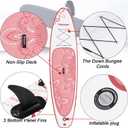 FBSPORT 11' Premium Stand Up Paddle Board, Yoga Board with SUP Accessories & Carry Bag | Wide Stance, Surf Control, Non-Slip Deck, Leash, Paddle and Pump for Youth & Adult