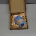 Mini Bunny Hug Cute Easter Gift Plush 2025 Bunny in a Box Hugs Positive Bunny Stuffed Animal Rabbit Soft Floppy Easter Ideas Bunnies Basket Stuffers Doll Emotional Support Inspirational Gifts (C1)