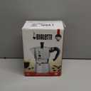 Bialetti Moka Express Iconic Italian Stovetop Espresso Maker (Natural Silver, 6 Cups)