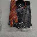 Wizard Costume Accessories Set Novelty Magic Halloween Costume with Wizard Wand and Tie and Glasses for Multi-Item Party Favor Cosplay Dress-up, M