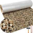 Tinideya Boat Flooring EVA Foam 94" x 47" Boat Decking Non Slip Marine Camo Self Adhesive Carpet with Roller Ruler for Kayak Yacht Motorboat(Diamonds, Camo Desert)