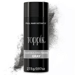 Toppik Hair Building Fibers, Fill In Fine or Thinning Hair Instantly Thicker, Fuller Looking Hair 9 Shades,4 size options