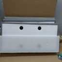 UMIACOUSTICS 4 PCS Acoustic Panels with Hanging Brackets, 2 Thick Fiberglass Sound Proof Panels Removable for Studios, Office, Home Theater Wall- Charcoal Grey (23.6" x 11.8"-4pcs)