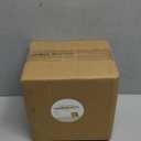 R-kay 100 Pack 7 Inch Clear Plastic Plates - Hammered Gold Rimmed Sturdy, Durable And Extra Heavy duty Gold Plastic Dessert, Appetizer Plates Disposable For All Occasions