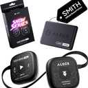 ALECK Snow Series Pro Wireless Bluetooth Ski & Snowboard Helmet Speakers, Fits AudioReady Helmet Ear Pockets, Glove Friendly Controls, Builtin Mic for HandsFree Calls