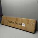 WHAUU Display Stand Sign Holder,Heavy Duty Adjustable Pedestal Sign Stand Up to 75 inch,Double-Sided for Board & Foam Sign,Sign Stand with Base,Fit Wedding,Restaurant or Business(Poster not Included)