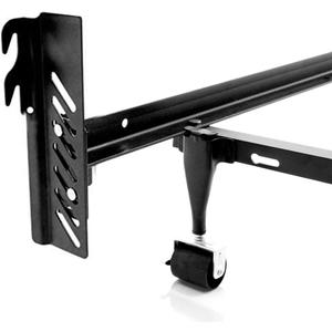 2 Pcs Down Hook Bolt-On to Hook-On Conversion Bracket for Headboard or Footboard, Adjustable Bed Rail Hook Plate Adapter, Hook Brackets for Attach Bed Rail to Headboard or Footboard