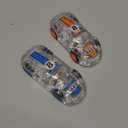 LIDI 2 Pack LED Light up Pull Back Race Cars Toy, Toy Car for Toddlers Boy | Birthday Gifts Easter Basket Stuffers, Christmas Party Gift