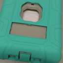 ULAK Case for iPad Mini 1 2 3, Three Layer Heavy Duty Shockproof Protective Case with Kickstand for iPad Mini 2 Case 1st 2nd 3rd Generation (Green/Grey)