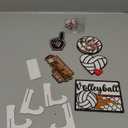 13 Pcs Volleyball Tiered Tray Decor Wooden Volleyball Table Centerpieces Decor Rustic Wooden Sport Game Sign for Fans Theme Party Supplies