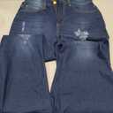 LaiyiVic Bell Bottom Jeans for Women High Waisted Stretchy Skinny Flared Denim Pants S