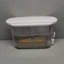 PUR PLUS 30-Cup Water Filter Dispenser with 1 Lead-Reducing PUR PLUS Filter, Dishwasher Safe, Powerful Filtration, Large Capacity with Slim, Space-Saving Design, White (DS1811Z)