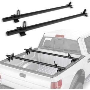 SCITOO Truck Bed Cargo Rack Truck Bed Extender Compatible for 79" Black Pickup Truck Cargo Carrier