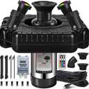 Pond Fountain Aerator，1HP 110V 750W，4RGB Lights Fountain Pump