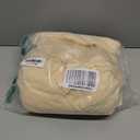 Papasan Chair Cushion Cover, Soft Plush Fleece Slipcover Only, Removable & Machine Washable with Adjustable Design, Fits 44-48 Inch Cushion (Yellow) (Beige)