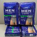 TENA Incontinence Underwear for Men, Maximum Plus Absorbency, Cottony-Soft Fabric, Men's Underwear for Bladder Control, Small/Medium, 64 ct 
