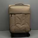 LOVEVOOK Carry On Luggage 22x14x9 Airline Approved,20 Inch Softside Suitcases with Wheels,Lightweight Spinner Carry on Suitcase with TSA Lock,Soft Water-Resistant Large Capacity Luggage for Travel (Khaki)
