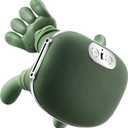 2026 Upgraded 4D Neck and Shoulder Massager, Bionic Heated Massager, Shiatsu Kneading & Fingers Traction for Deep Tissue, Wireless Portable Massager for Pain Relief and Muscle Relaxing