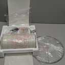 PoKat 23'' Bedside Table Lamp for Bedroom Nightstands, Birthday Gifts for Women Mom, House Warming Gifts New Home Decor, Ceramic Lamp for Living Room, White Modern Bedroom Lamp