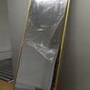 Delma Full Length Mirror, Large Floor Mirror for Wall, Bedroom, Bathroom, Living Room with Aluminium Frame (Stand, Arch 56x15-Gold)