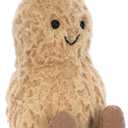 Jellycat Amuseables Peanut Stuffed Toy, 6 inches - Food Plush - Fun Gift Idea