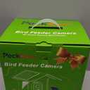 Bird Feeder with Camera Solar Powered, AI Identify & Auto Capture with 32GB Card, 2K HD Live Video Smart Bird Feeder Camera Instant Notifications in Backyard, Gift for Bird Lovers (Green)