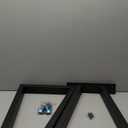 22 Inch Metal Desk Table Legs, Trapezoid Metal Coffee Table Legs, Heavy Duty Industrial Dinning Desk Leg with Adjustment Feet Pads (Bear Up to 800lb)