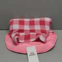 ASENKU Dog Winter Coat, Fleece Doggie Jacket Plaid Reversible Vest Waterproof Windproof Cold Weather Clothes for Small Medium Large Dogs (Pink, XL)