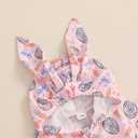 Newborn Baby Boy Easter Outfit Bunny Ear Hooded Long Sleeve Romper Jumpsuit Baby Girl Boy Spring Clothes (Pink, XS)